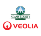 Adams County and Veolia logo